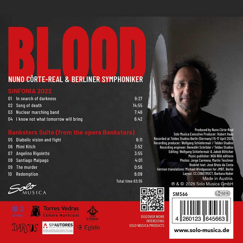 Alternative view of Nuno Côrte-Real & Berliner Symphoniker: Sinfonia 2022 – Blood
